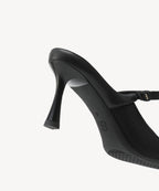 GraceLithe Bow Pointed Toe Heeled Mule