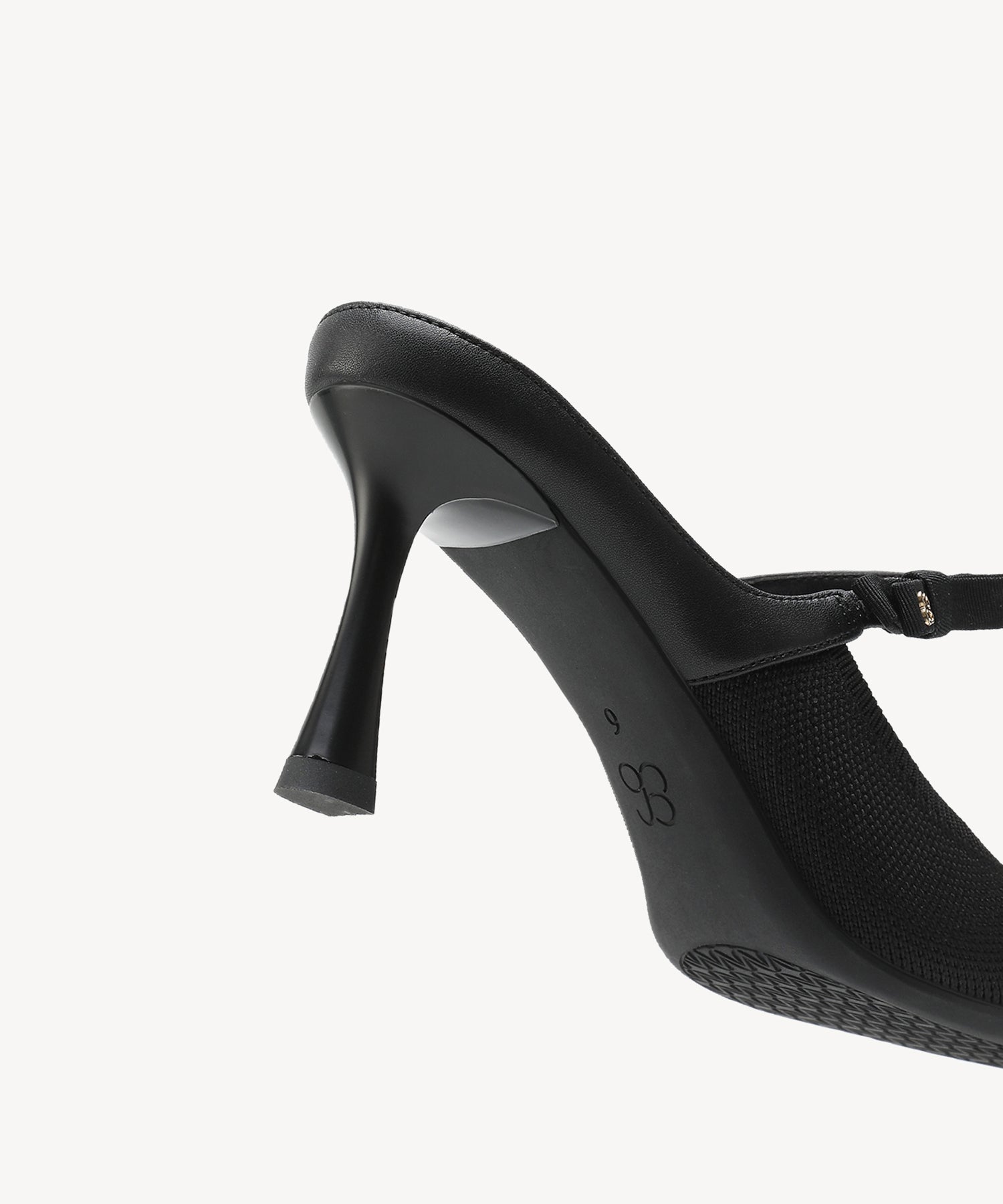 GraceLithe Bow Pointed Toe Heeled Mule