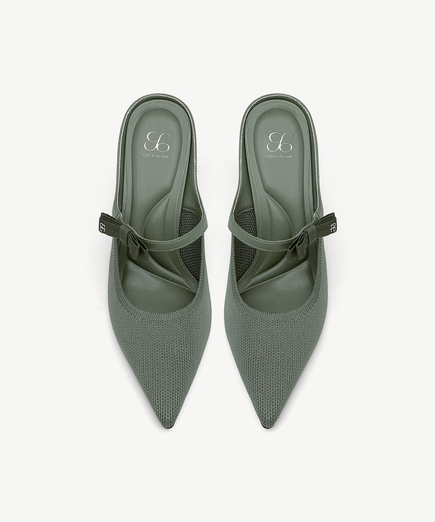 GraceLithe Pointed Toe Heeled Mule