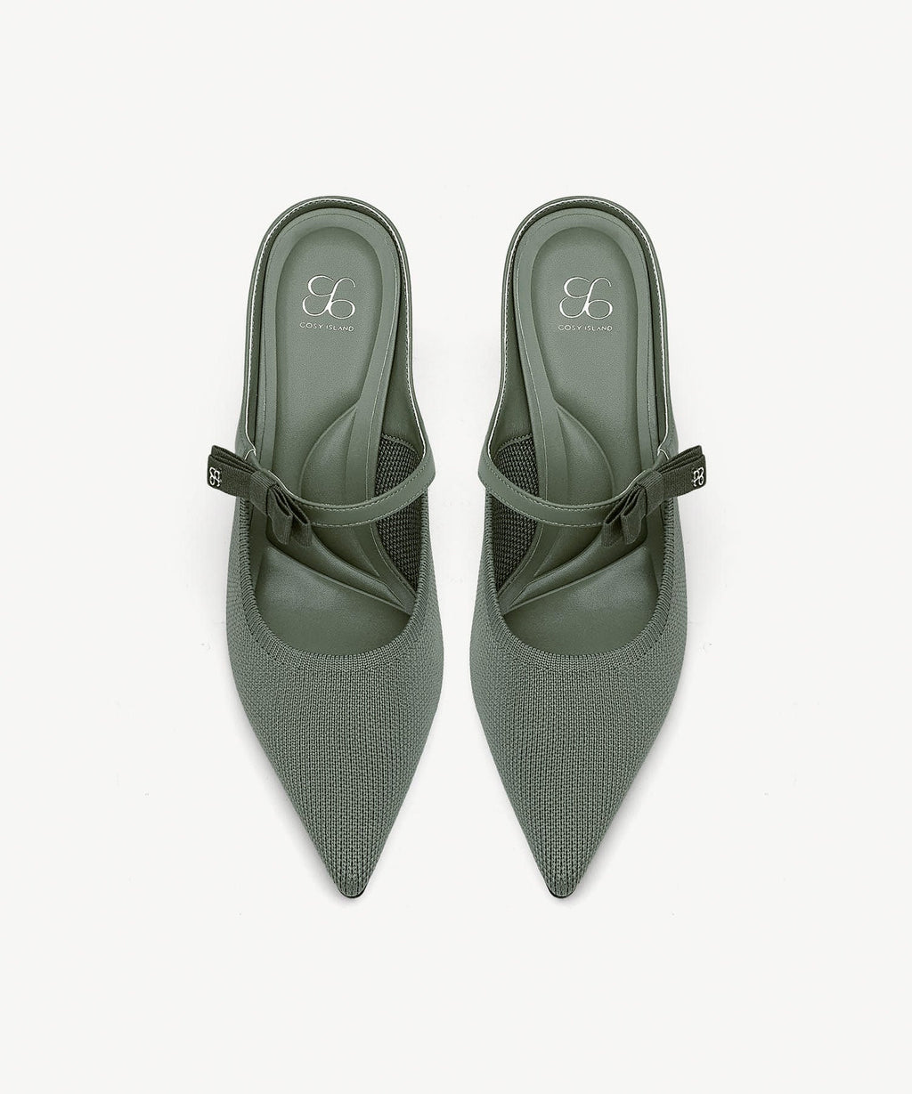GraceLithe Pointed Toe Heeled Mule