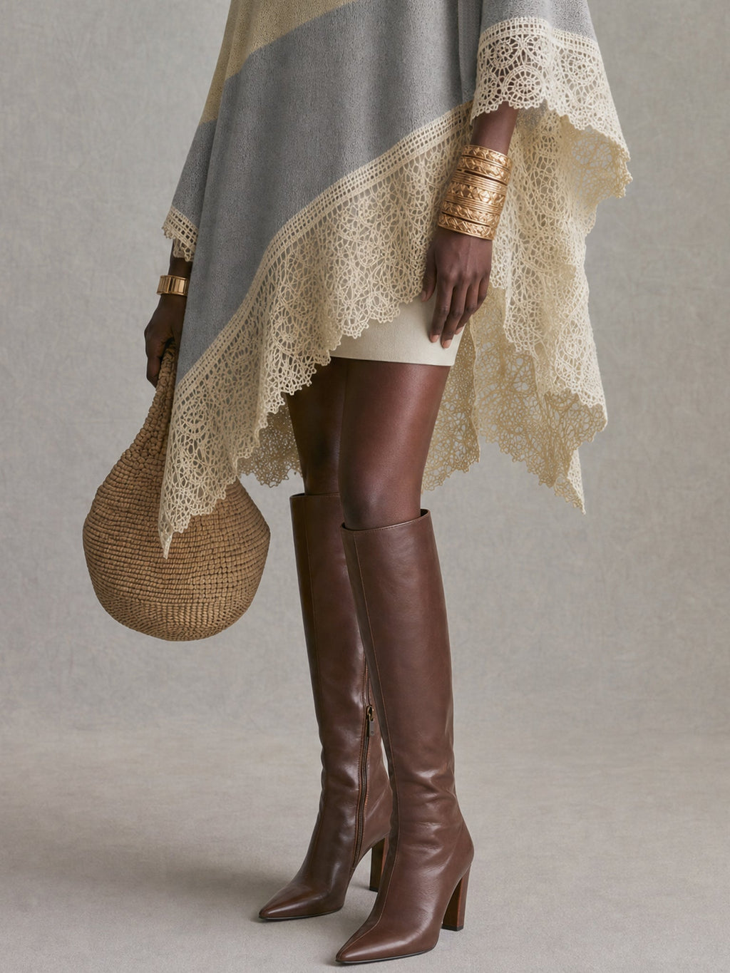 Yellow Color Block Off Shoulder Asymmetrical Knit Mini Dress