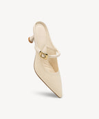 Gracelithe Pointed Toe Low Heeled Mule
