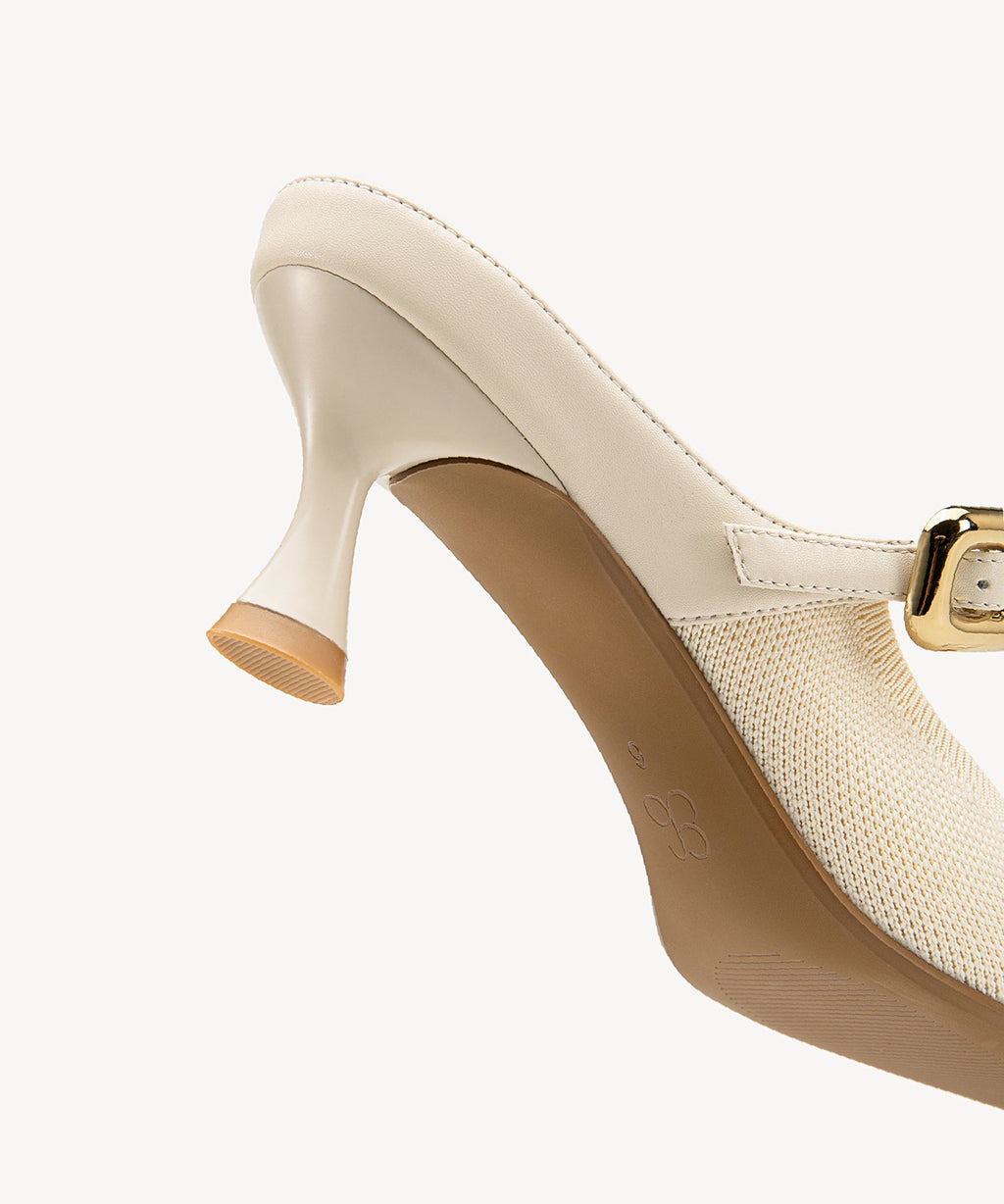 Gracelithe Pointed Toe Low Heeled Mule