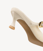Gracelithe Pointed Toe Low Heeled Mule