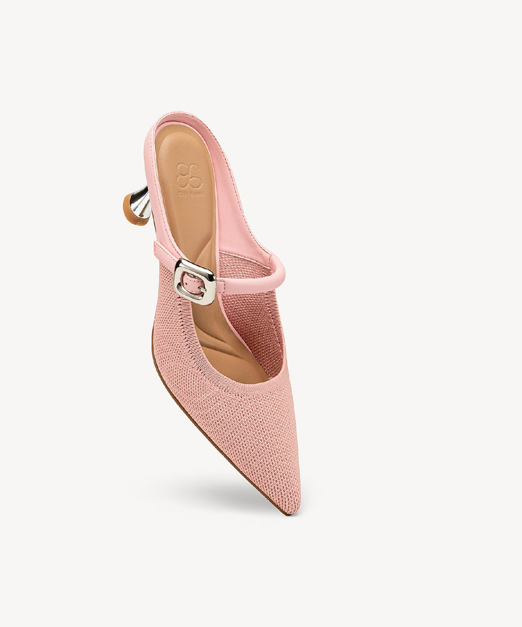 Gracelithe Pointed Toe Low Heeled Mule