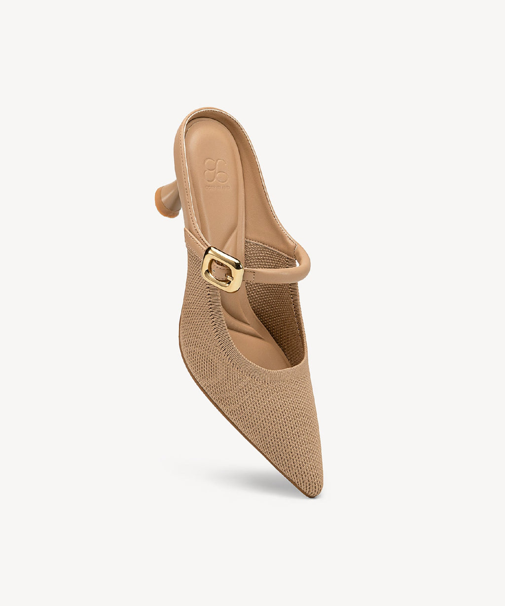 Gracelithe Pointed Toe Low Heeled Mule