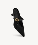 Gracelithe Pointed Toe Low Heeled Mule
