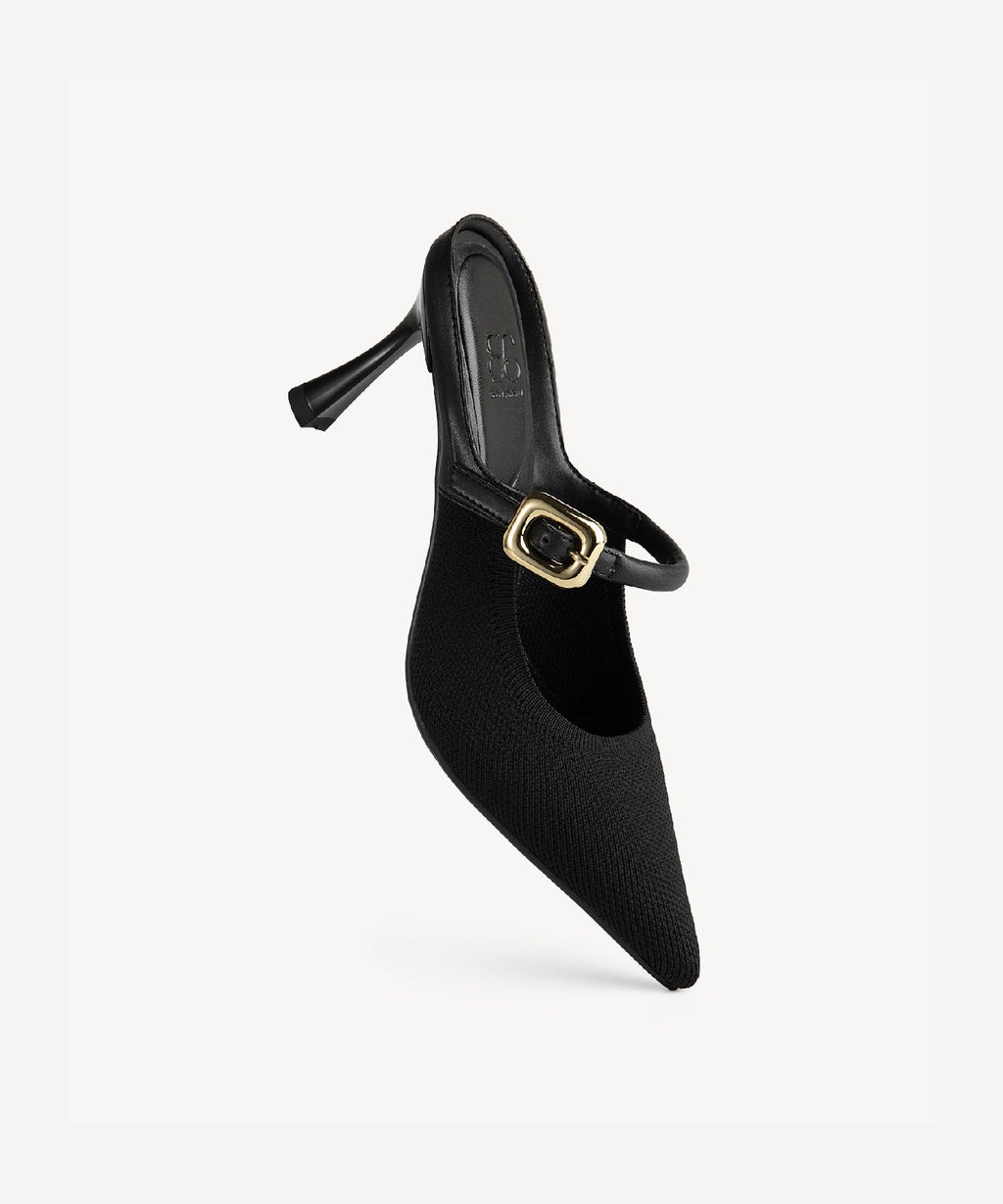 GraceLithe Pointed Toe Heeled Mule