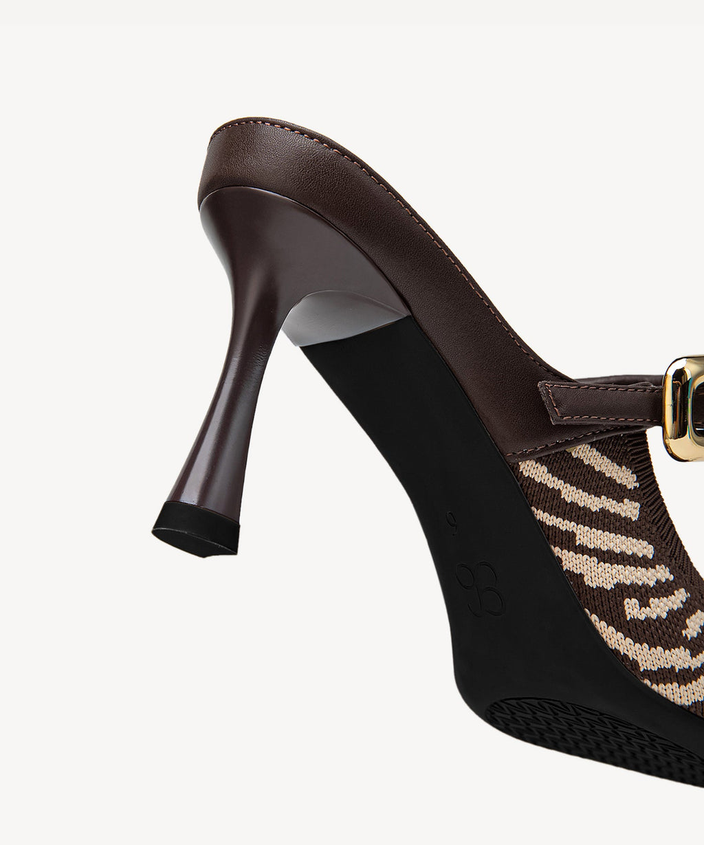 GraceLithe Pointed Toe Heeled Mule