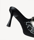 GraceLithe Pointed Toe Heeled Mule