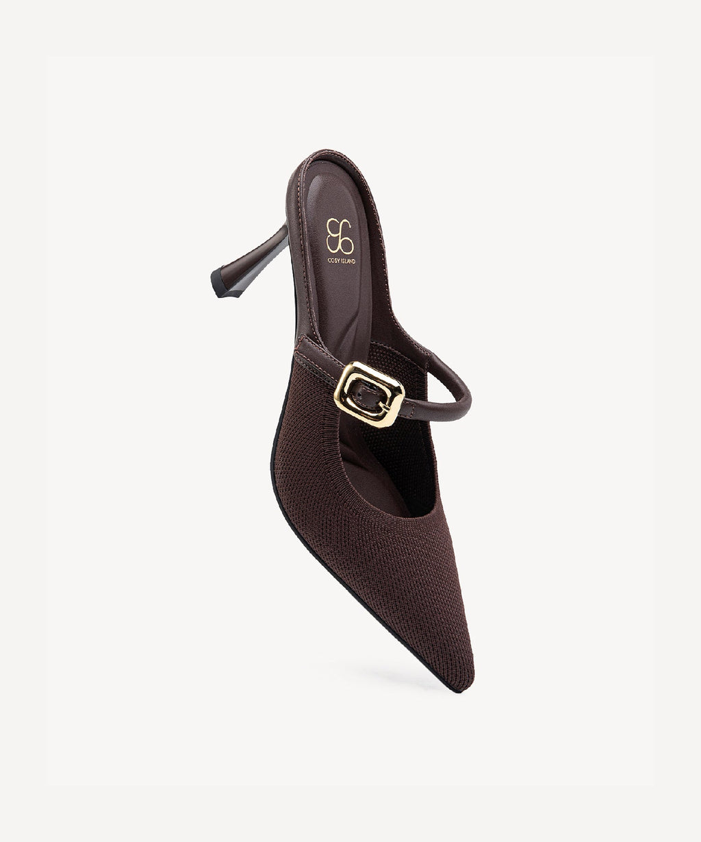 GraceLithe Pointed Toe Heeled Mule