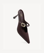 GraceLithe Pointed Toe Heeled Mule