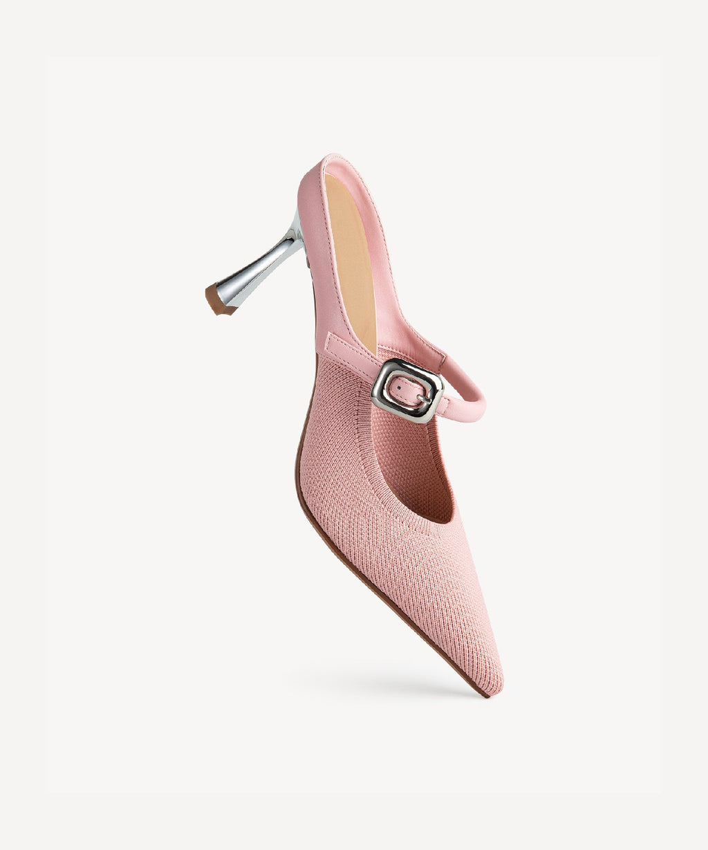 GraceLithe Pointed Toe Heeled Mule