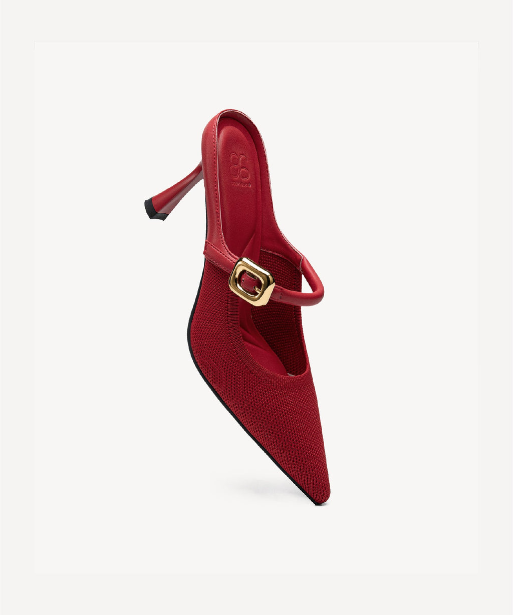 GraceLithe Pointed Toe Heeled Mule