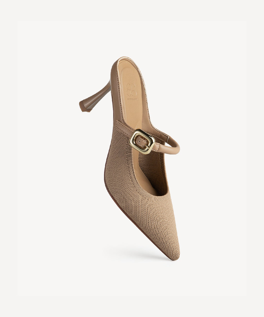 GraceLithe Pointed Toe Heeled Mule
