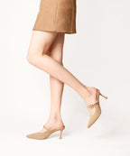 GraceLithe Pointed Toe Heeled Mule