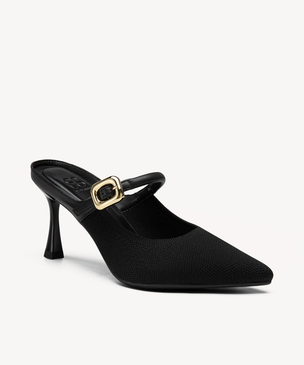 GraceLithe Pointed Toe Heeled Mule