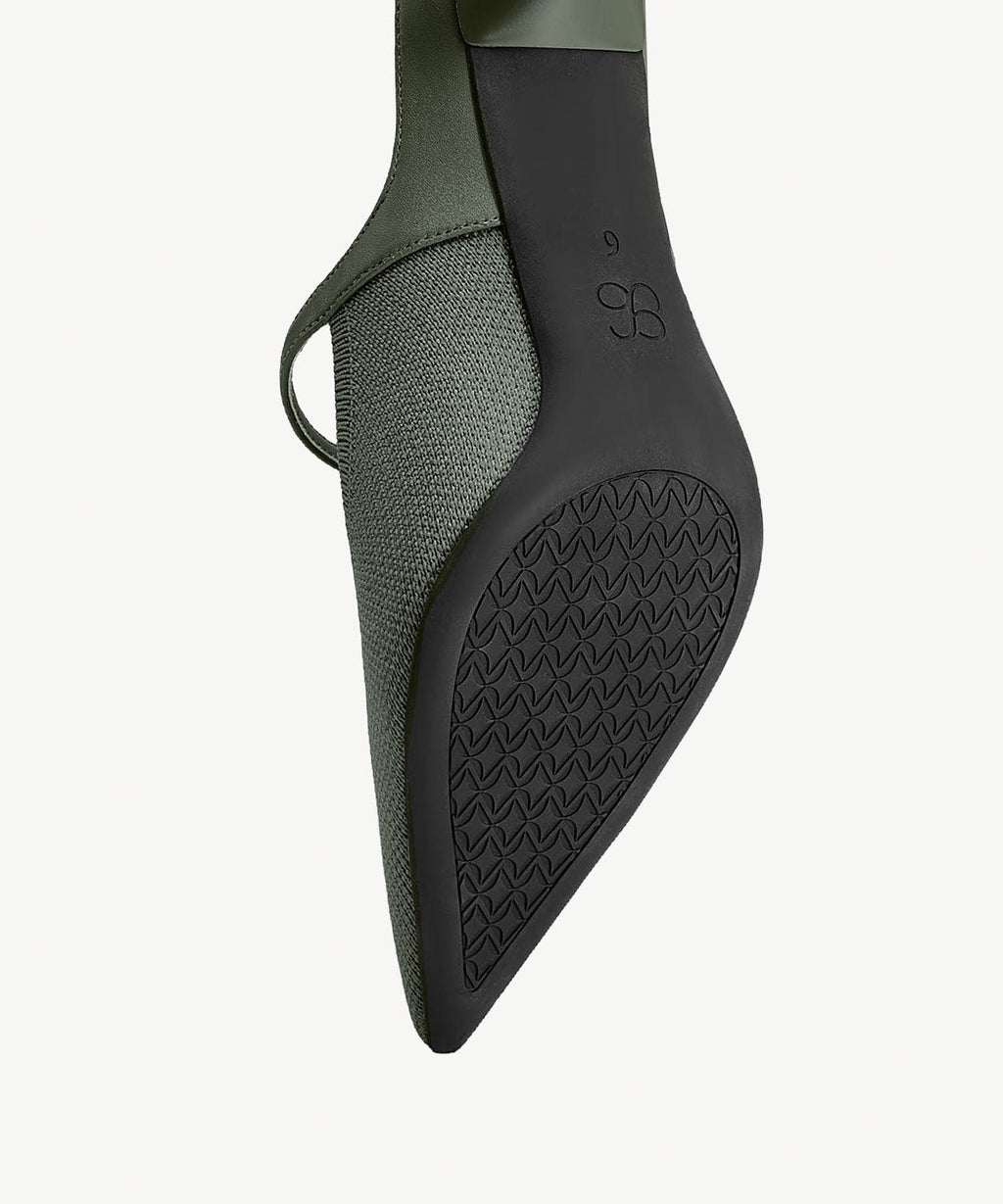 GraceLithe Pointed Toe Heeled Mule