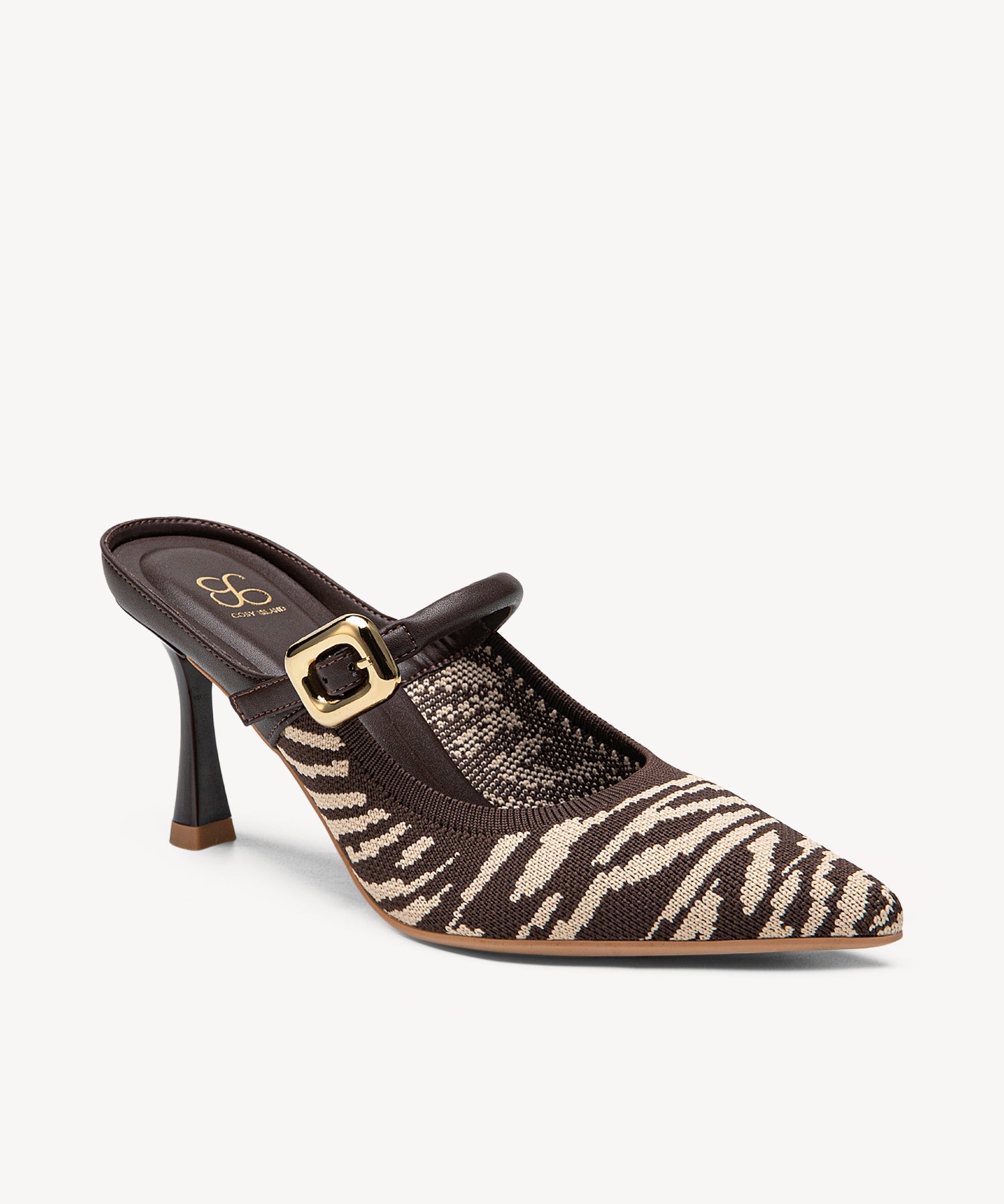 GraceLithe Pointed Toe Heeled Mule