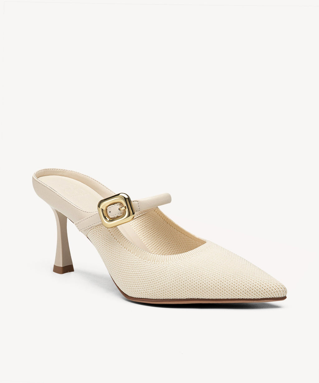 GraceLithe Pointed Toe Heeled Mule