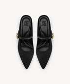 Gracelithe Pointed Toe Low Heeled Mule