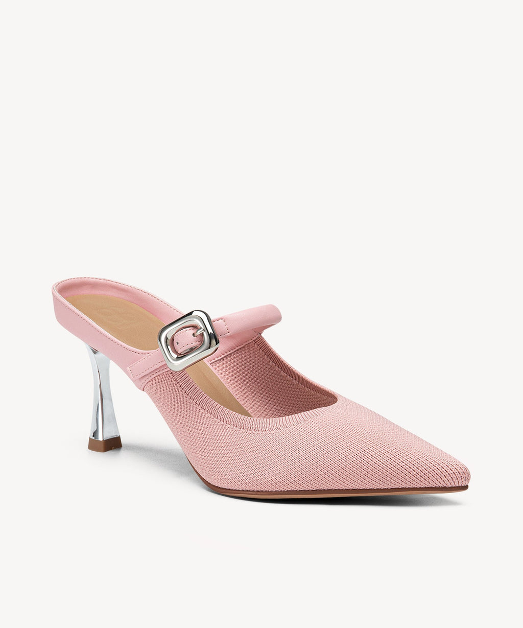 GraceLithe Pointed Toe Heeled Mule
