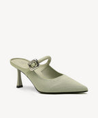 GraceLithe Pointed Toe Heeled Mule