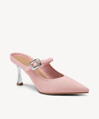 GraceLithe Pointed Toe Heeled Mule