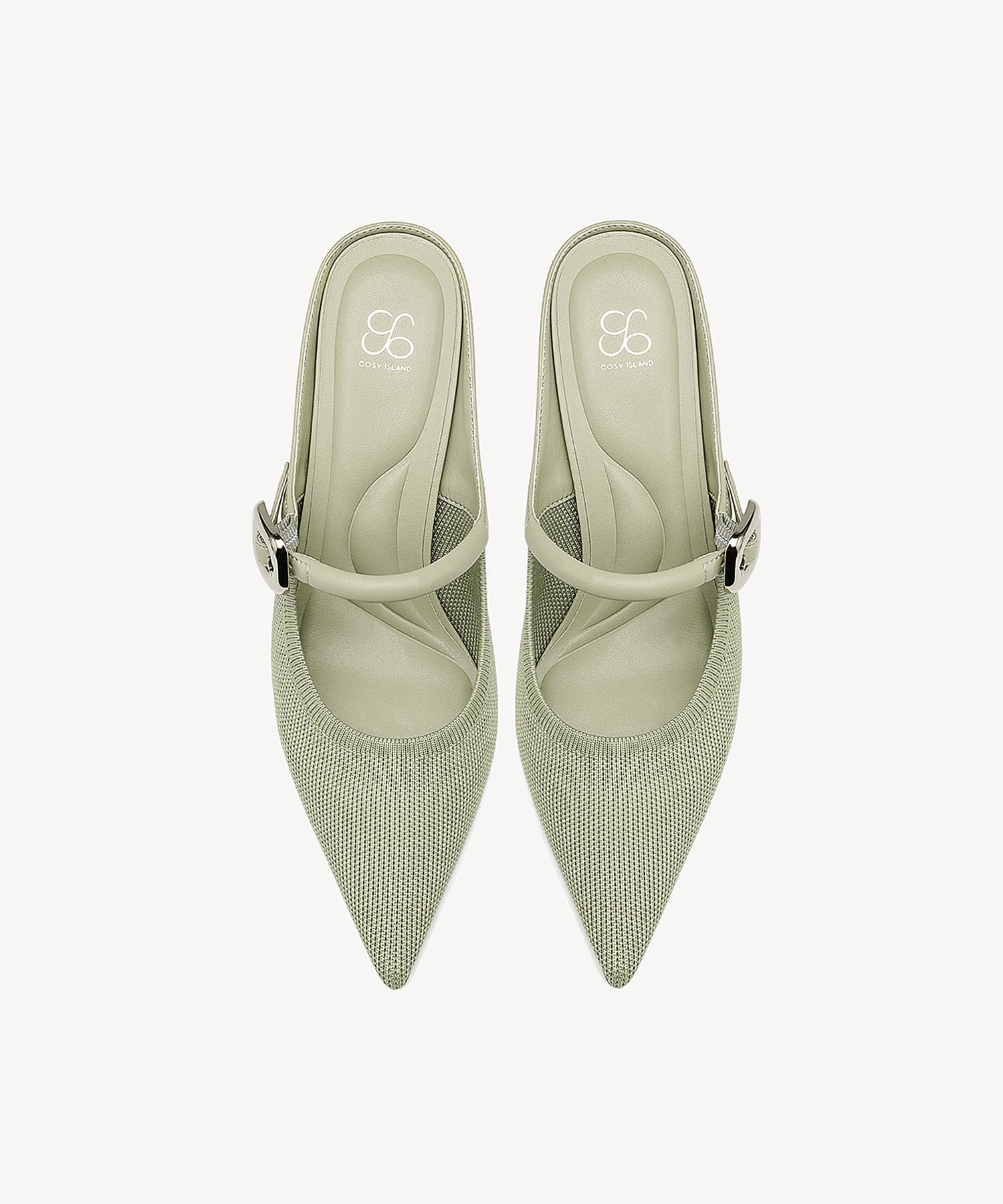 GraceLithe Pointed Toe Heeled Mule