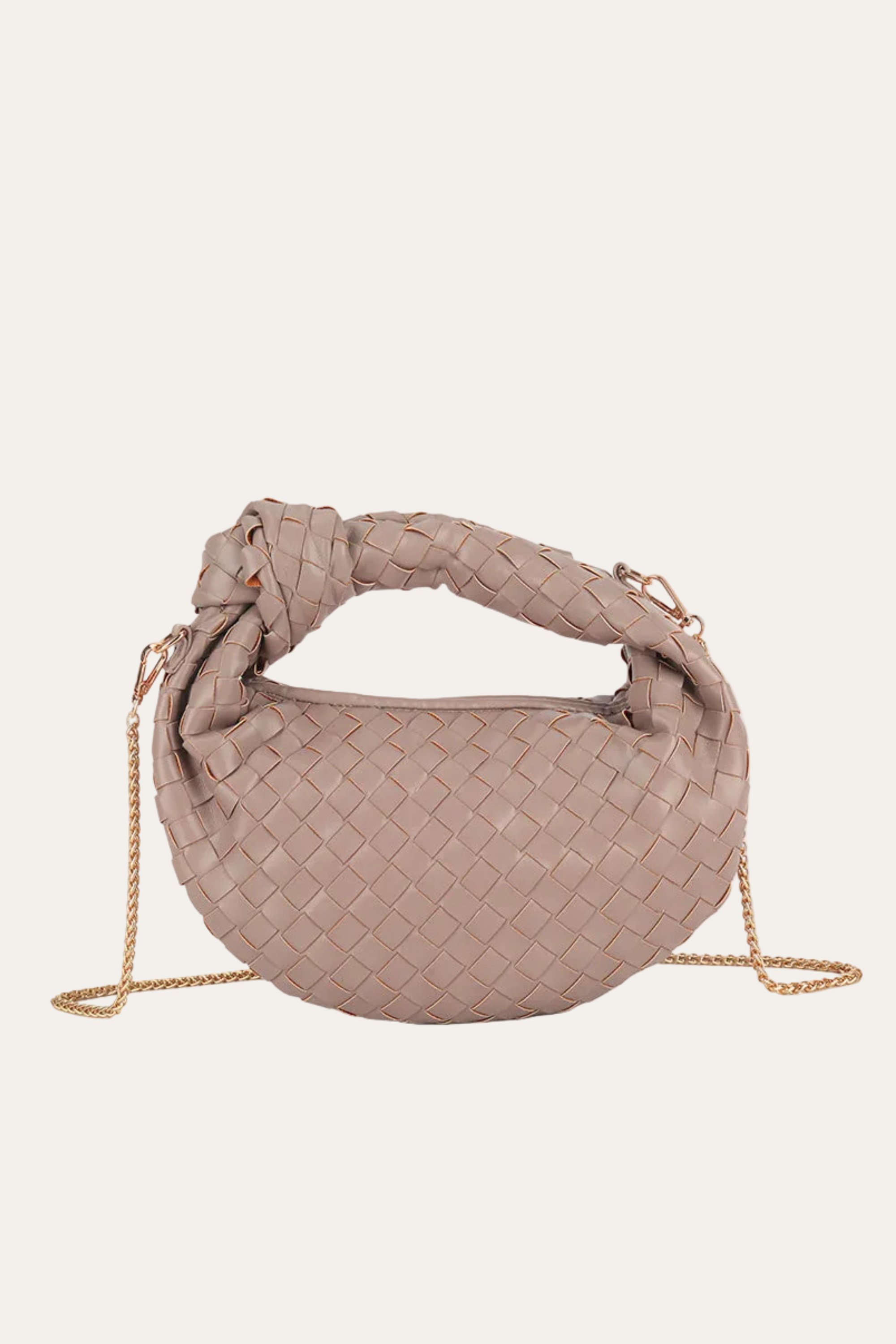 Knotted Bag - Taupe