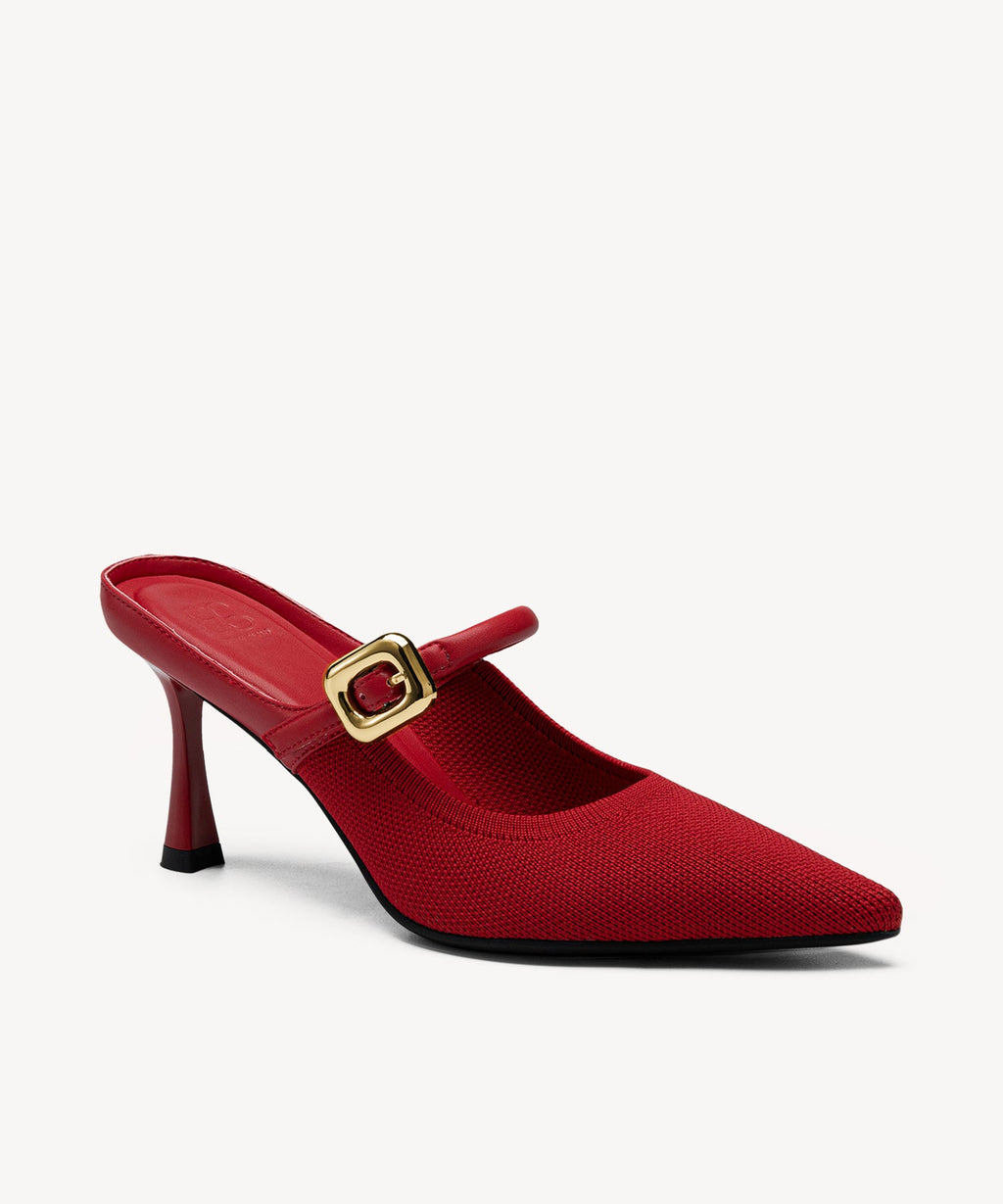 GraceLithe Pointed Toe Heeled Mule