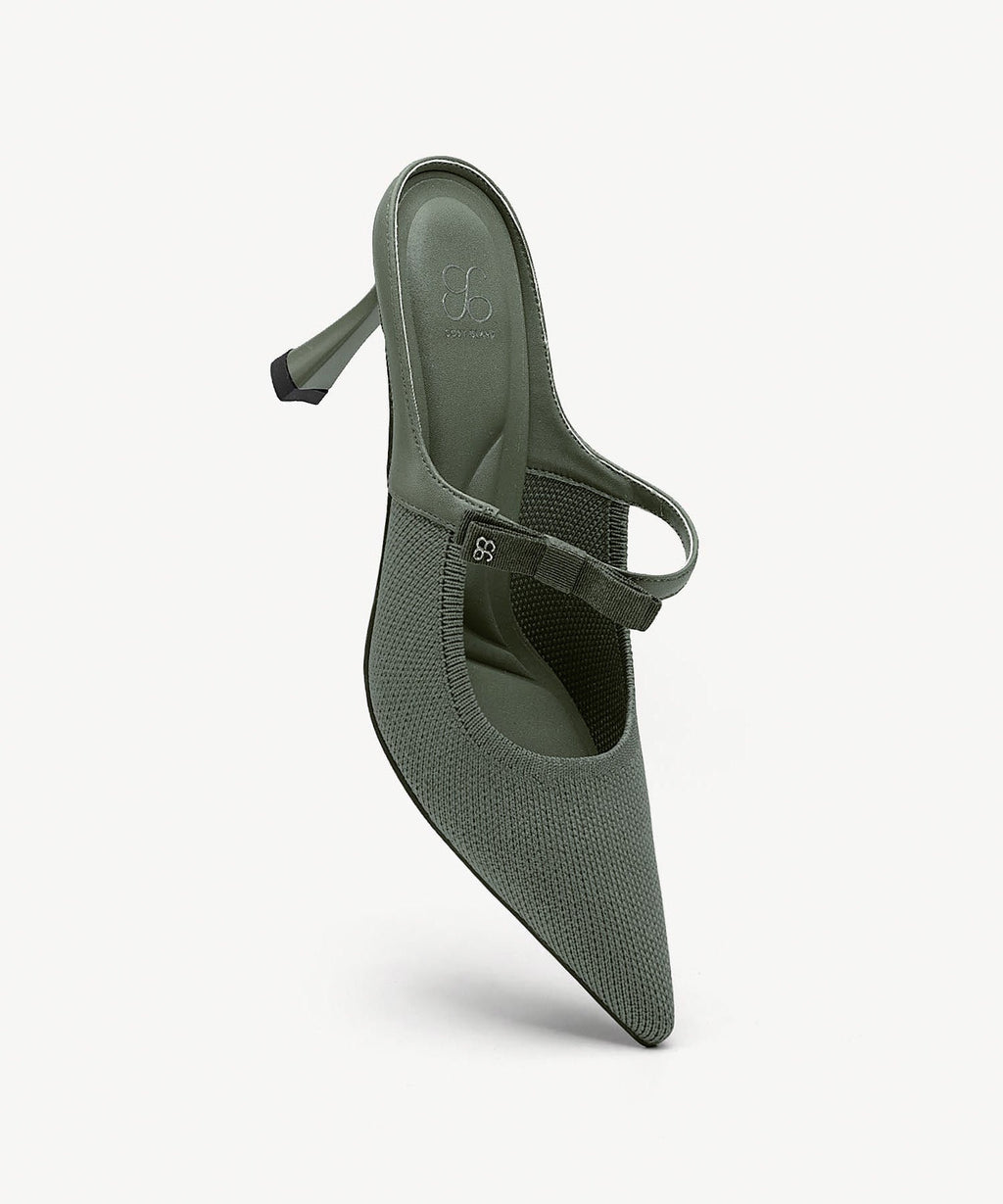 GraceLithe Pointed Toe Heeled Mule