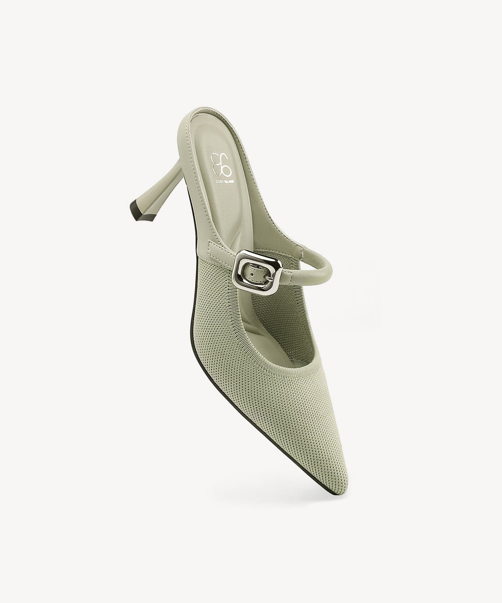 GraceLithe Pointed Toe Heeled Mule