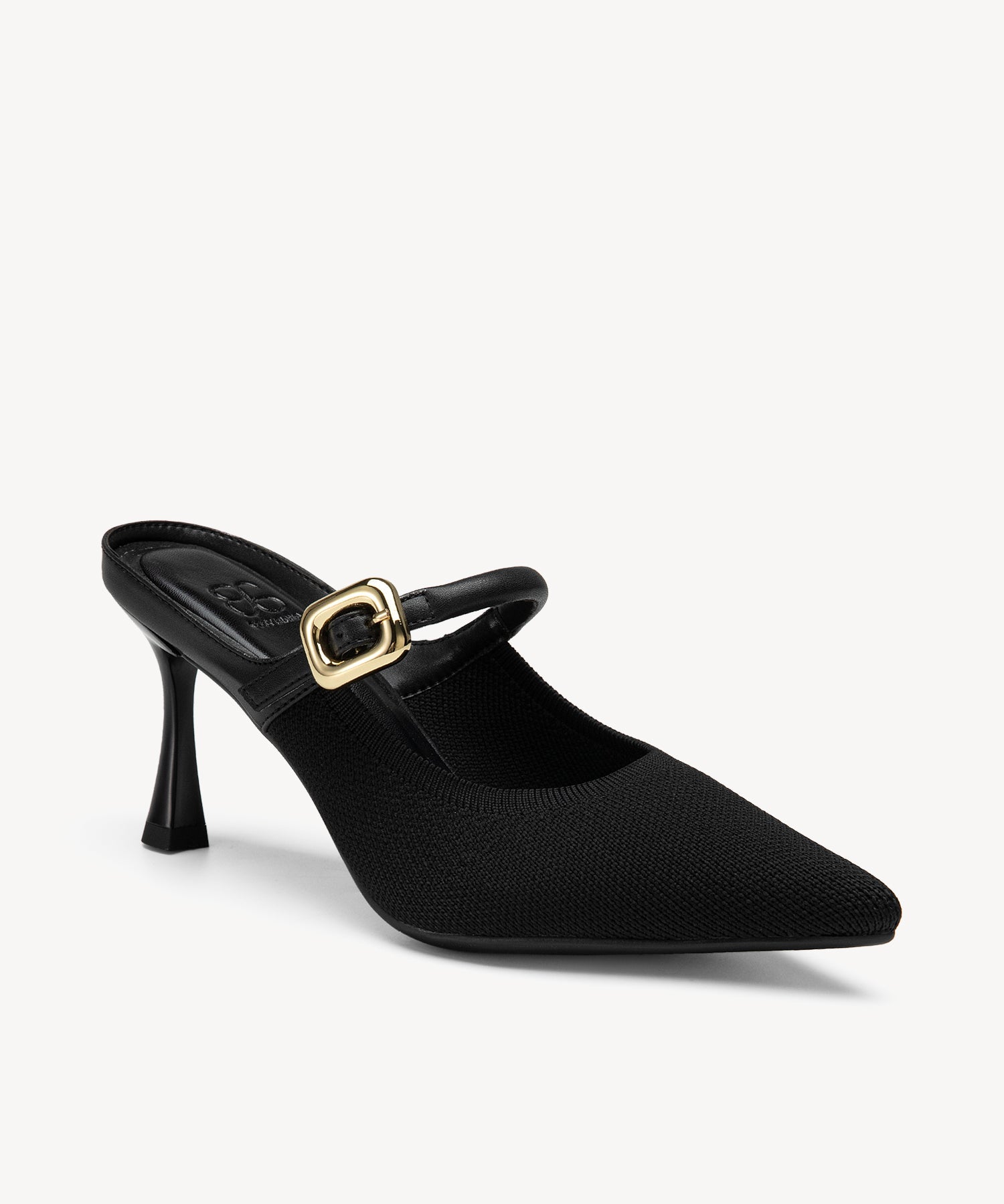 GraceLithe Pointed Toe Heeled Mule - 2X Wide