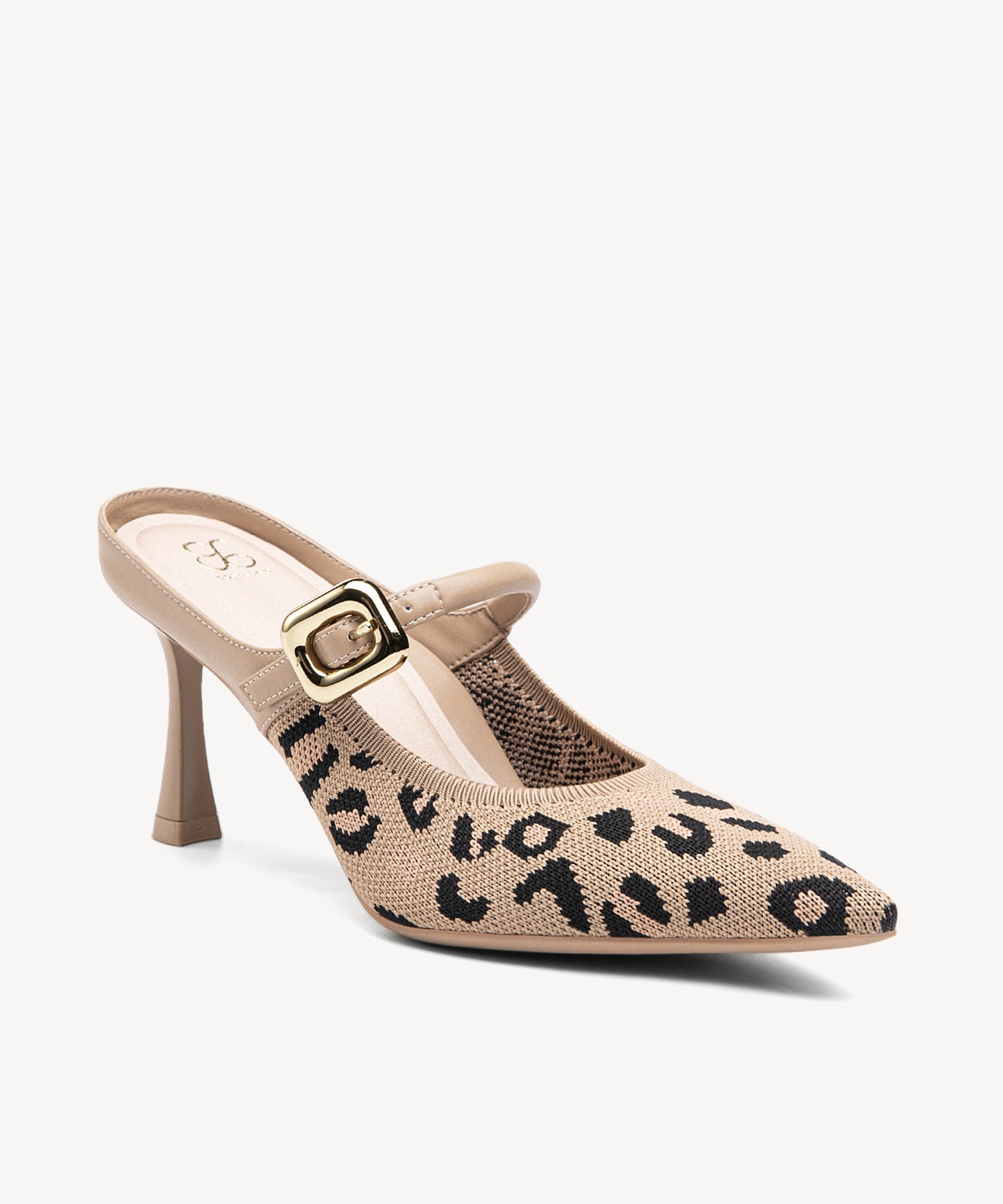 GraceLithe Pointed Toe Heeled Mule - 2X Arch Support