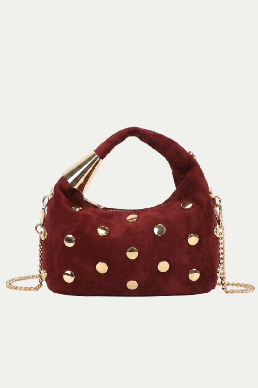 Studded Bag - Red