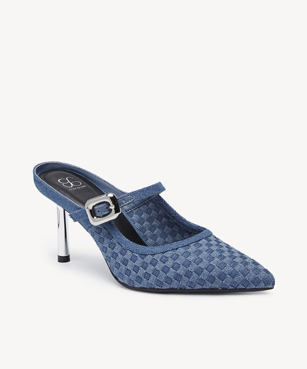 GraceLithe Pointed Toe Heeled Mule