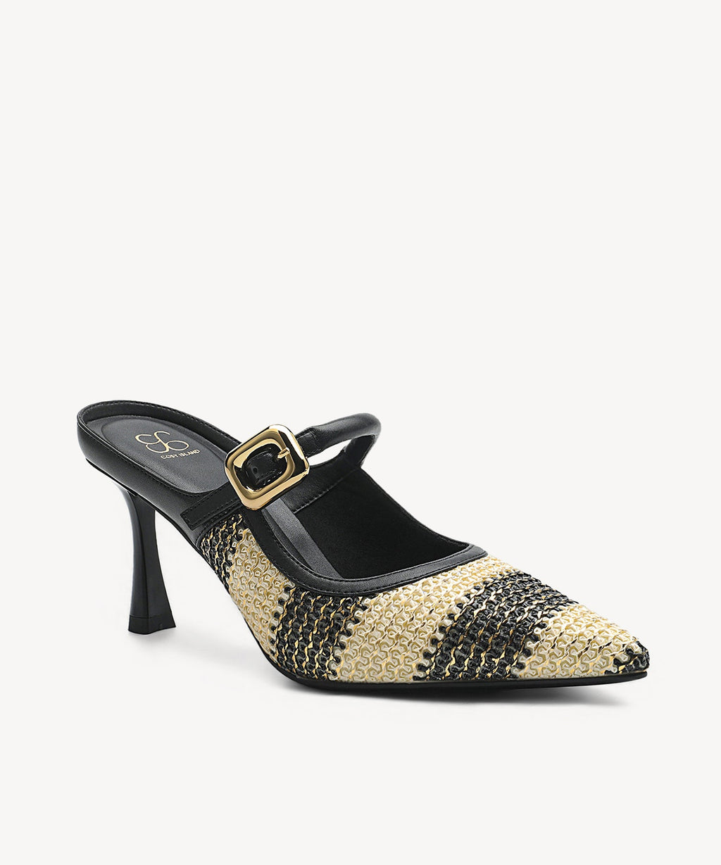 GraceLithe Pointed Toe Heeled Mule