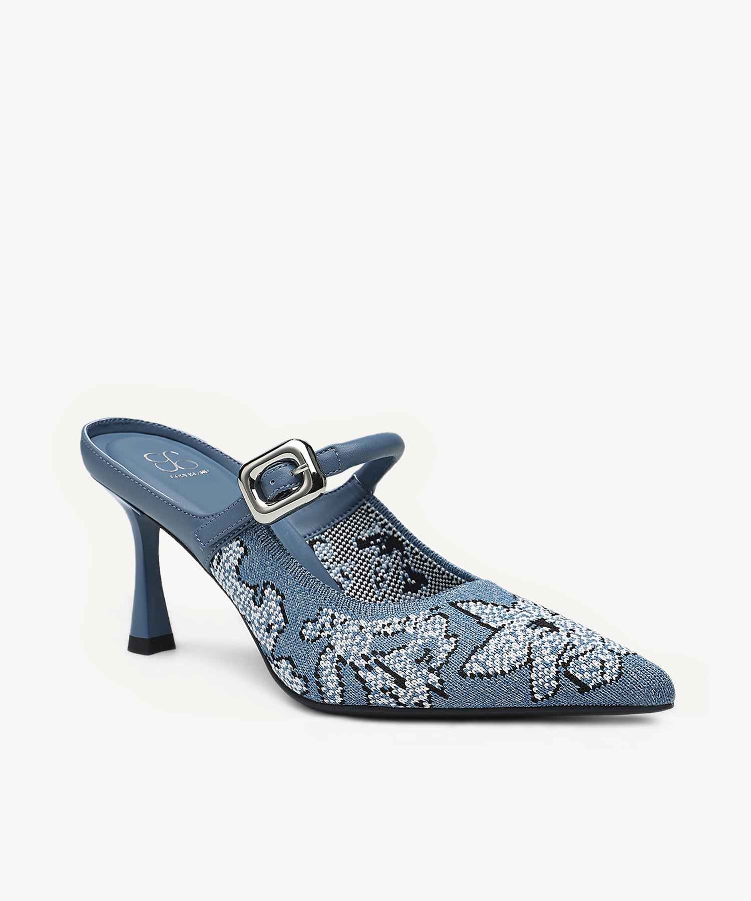 GraceLithe Pointed Toe Heeled Mule