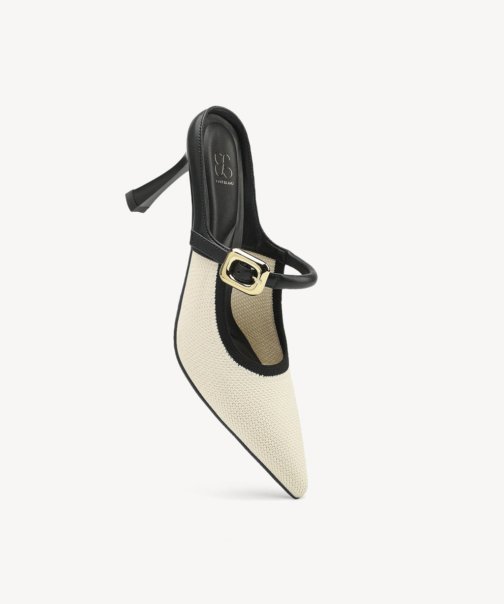 GraceLithe Pointed Toe Heeled Mule