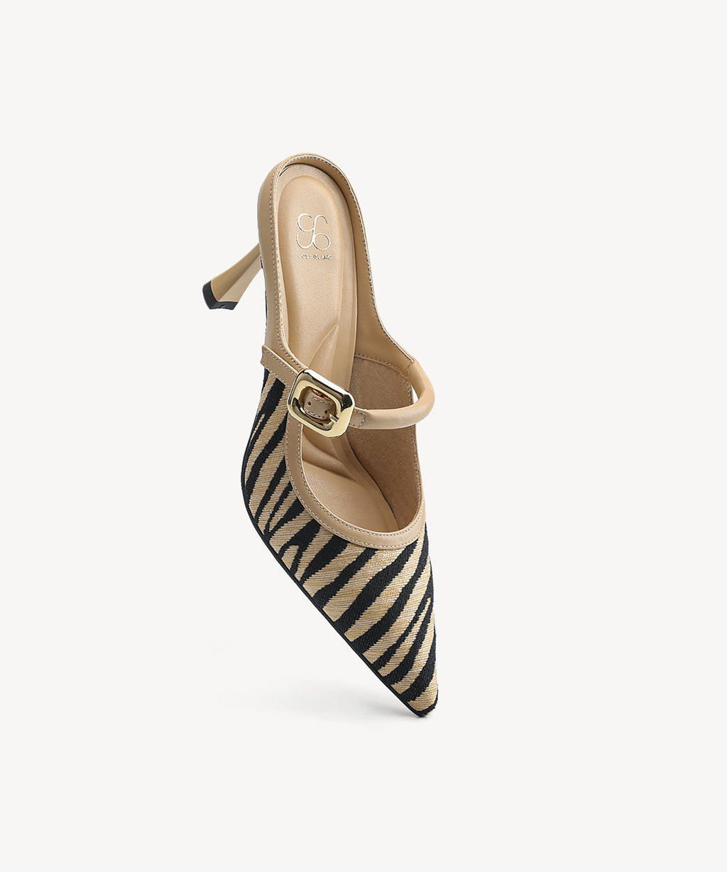 GraceLithe Pointed Toe Heeled Mule
