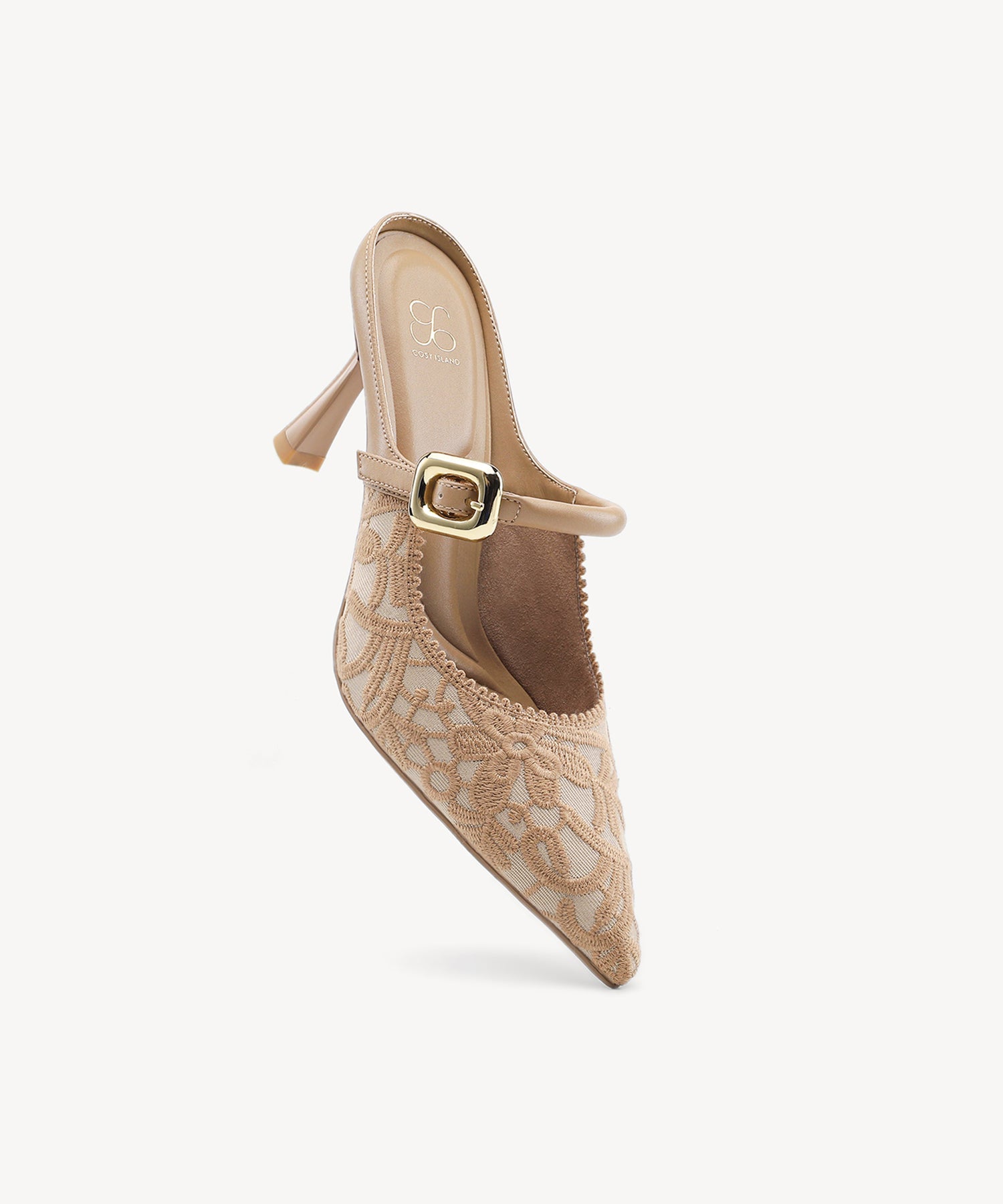 GraceLithe Pointed Toe Heeled Mule