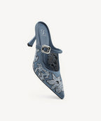 GraceLithe Pointed Toe Heeled Mule
