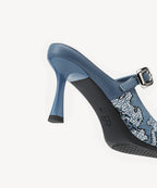 GraceLithe Pointed Toe Heeled Mule