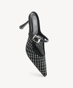 GraceLithe Pointed Toe Heeled Mule