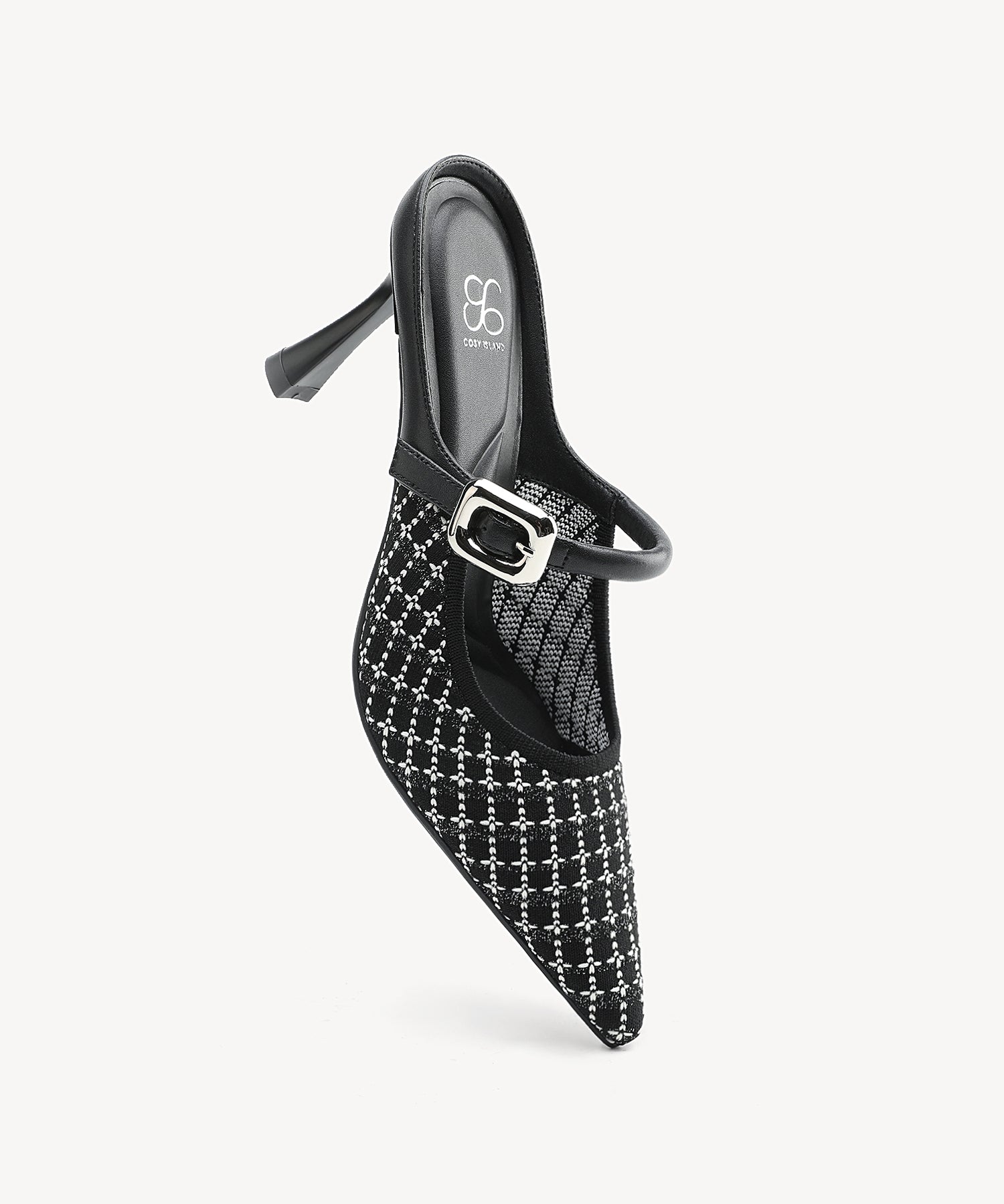 GraceLithe Pointed Toe Heeled Mule