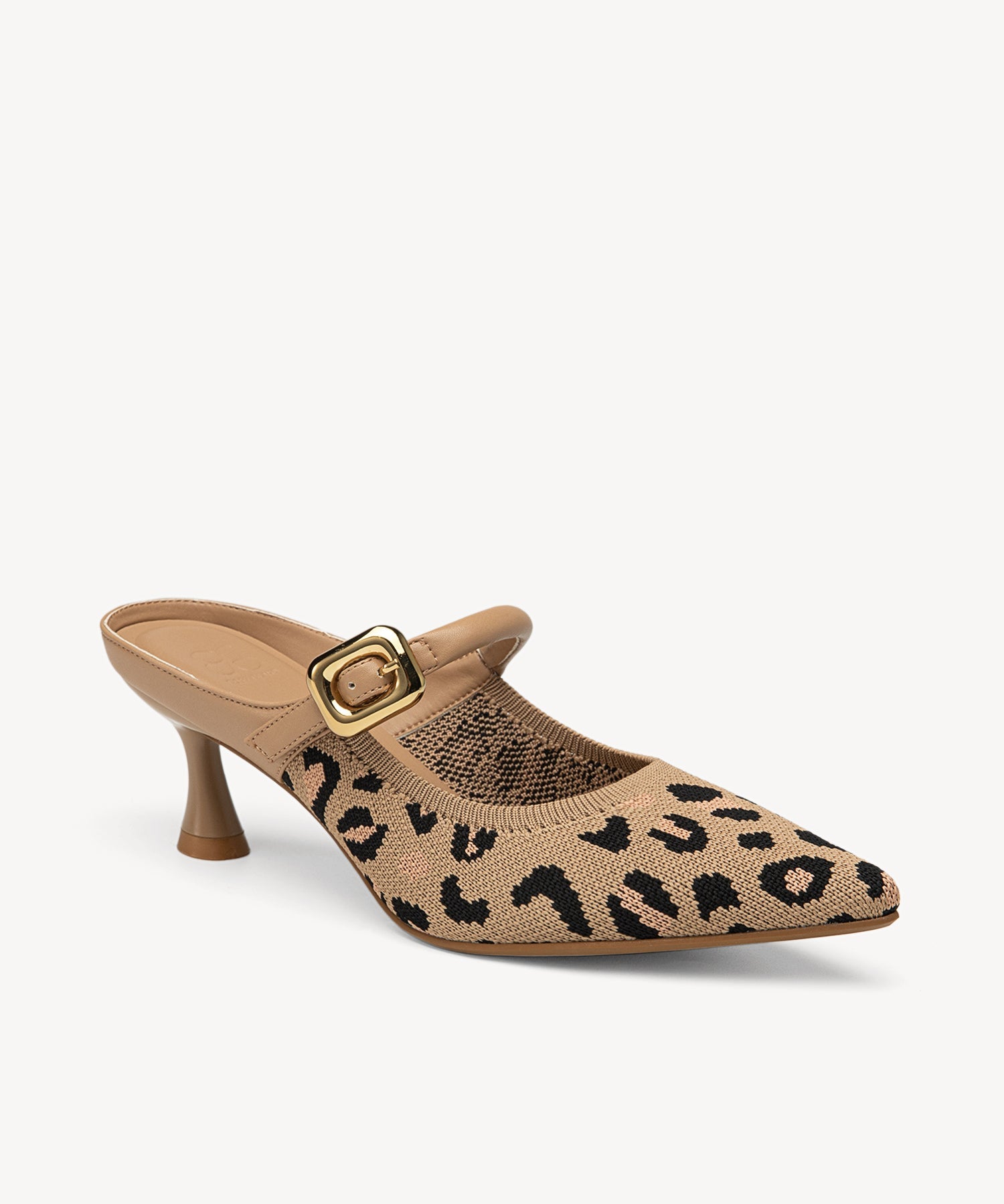 Gracelithe Pointed Toe Low Heeled Mule - 2X Wide