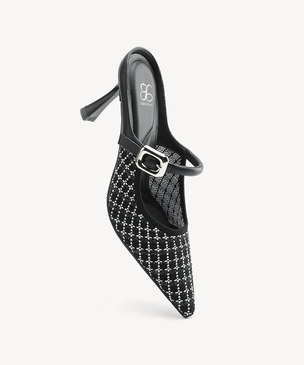 GraceLithe Pointed Toe Heeled Mule