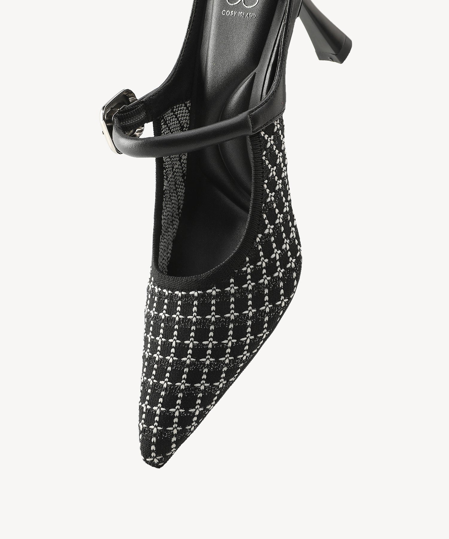 GraceLithe Pointed Toe Heeled Mule