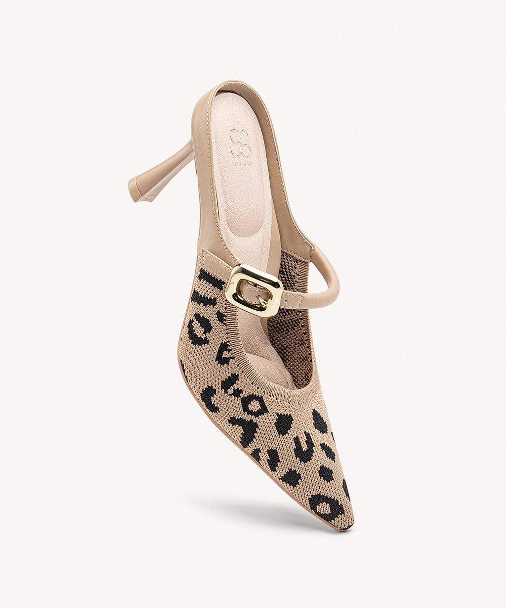 GraceLithe Pointed Toe Heeled Mule - 2X Arch Support